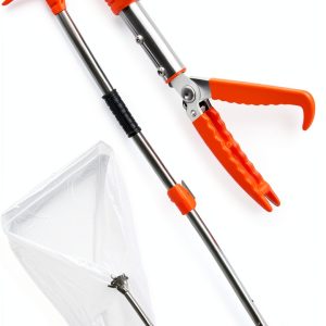 Snake Grabber Kalkal Telescopic 60" Aluminum Alloy Tool with Net-0