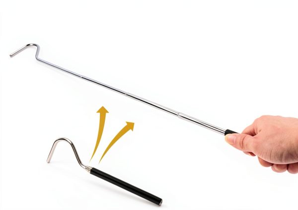 Retractable Snake Hook by CONSIO – Collapsible Stainless Steel Tool-2