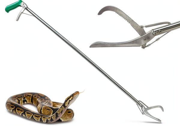 Snake Grabber IC ICLOVER 52 Inch Heavy Duty Stainless Steel Wide Jaw-0