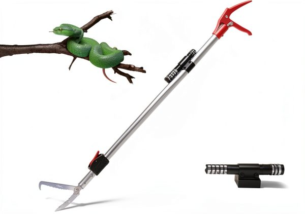 Snake Catcher 86 Inch Telescopic Pole by Smarkey Heavy Duty Grabber-2