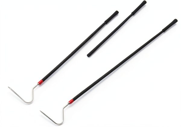 48'' Carbon Snake Hook REAYEAXN 2 Pack Reptile Handling Tool-0
