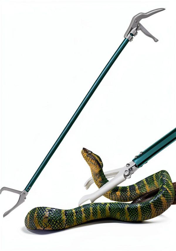 Snake Grabber 60" Green Extendable Aluminum Tong - Model NFF-55-0