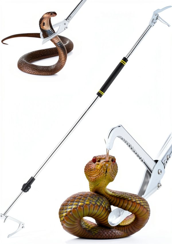 Snake Grabber Tool UEGHNS 69" Stainless Steel with Sponge Handle-0