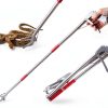 Snake Grabber Tool XINGTS 50" 3‑Section Stick with 17" Foldable Tongs-0
