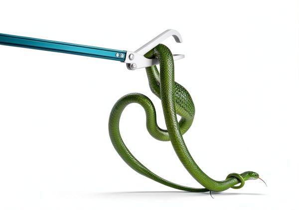 Snake Grabber 60" Green Extendable Aluminum Tong - Model NFF-55-6