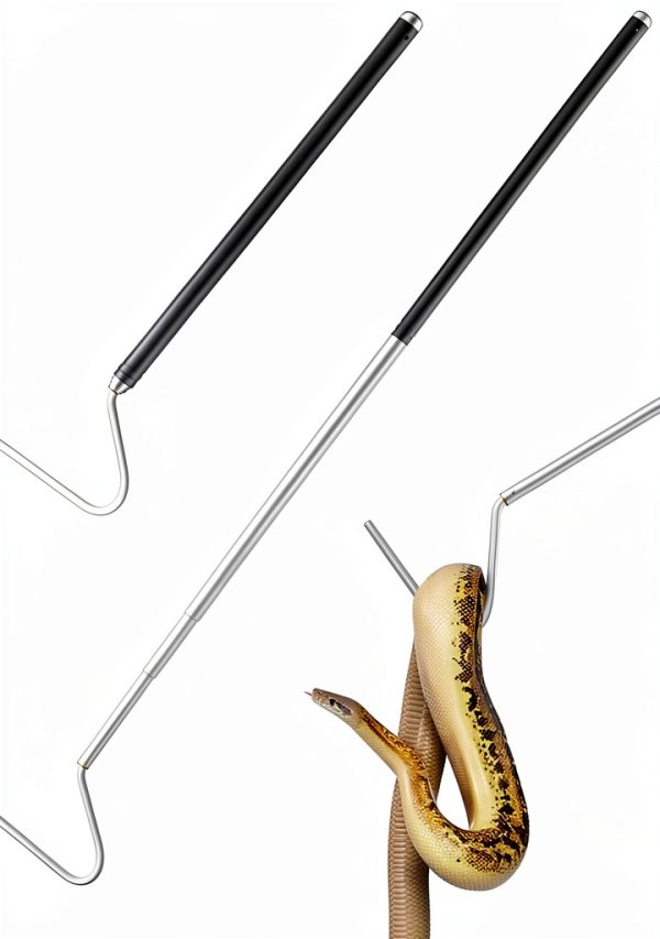 Snake Hook 40" Telescopic Stainless Steel by LURMMUE – Lightweight-0
