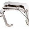 Riomhorry 50" Snake Tongs Collapsible Grabber Tool - Stainless Steel-2
