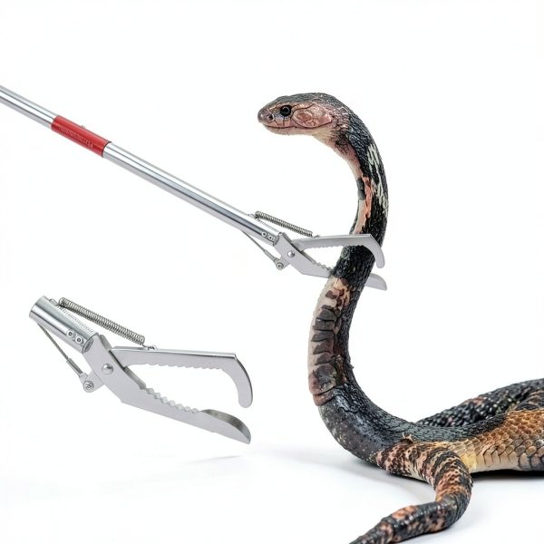 Snake Grabber Tool XINGTS 60 inch Collapsible Stainless Steel Tongs-6