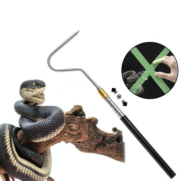 Snake Hook Yorikyas 64‑Inch Telescopic Stainless Steel Tool-3
