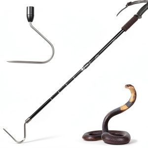 Snake Hook V-CHEETONG 53 inch Aluminum Telescopic Grabber Anti‑Slip-0