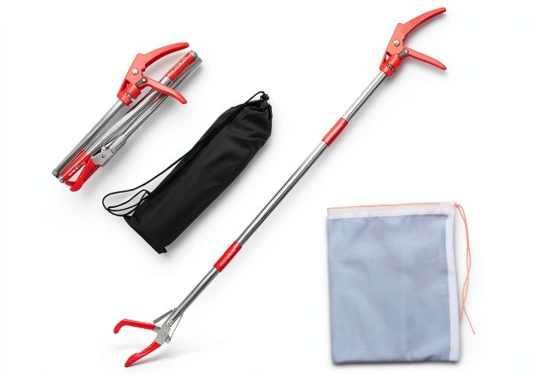 Snake Grabber 50" Stainless Steel Tool with Lock – Incyall SG50-1