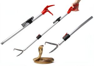 Snake Catcher 86 Inch Telescopic Pole by Smarkey Heavy Duty Grabber-0