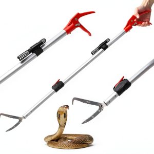 Snake Catcher 86 Inch Telescopic Pole by Smarkey Heavy Duty Grabber-0