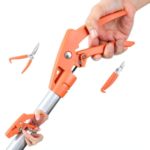 Snake Grabber Kalkal Telescopic 60" Aluminum Alloy Tool with Net-3