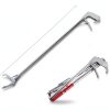 Riomhorry 50" Snake Tongs Collapsible Grabber Tool - Stainless Steel-1