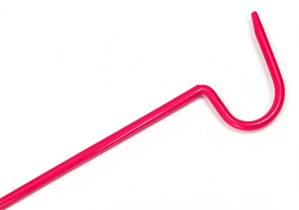 Reptile Hook 18.5" Premium Quality Rubber Non Slip Handle Pink Snake Hook Tools-2