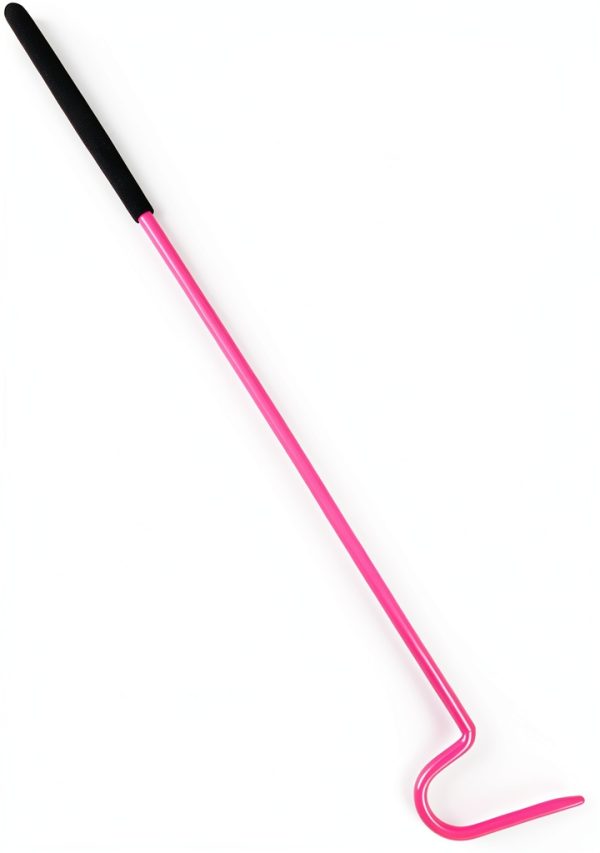 Reptile Hook 18.5" Premium Quality Rubber Non Slip Handle Pink Snake Hook Tools-0