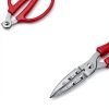 Heavy Duty Snake Feeding Tongs 15" Red by zhcoy Stainless Steel-2