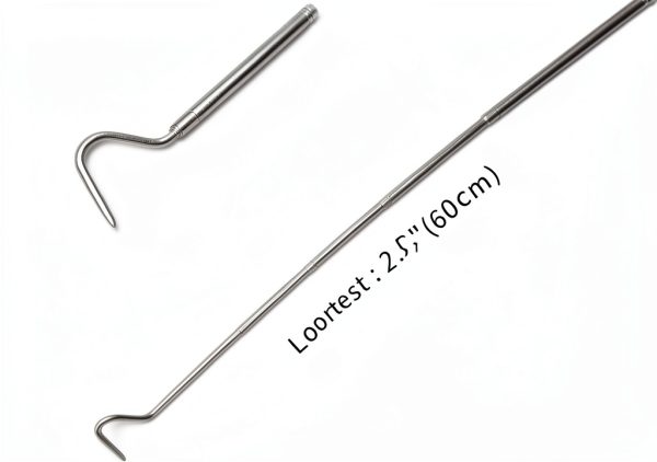 Portable Mini Snake Hook REPTI ZOO Stainless Steel 7.8‑23.6in-1